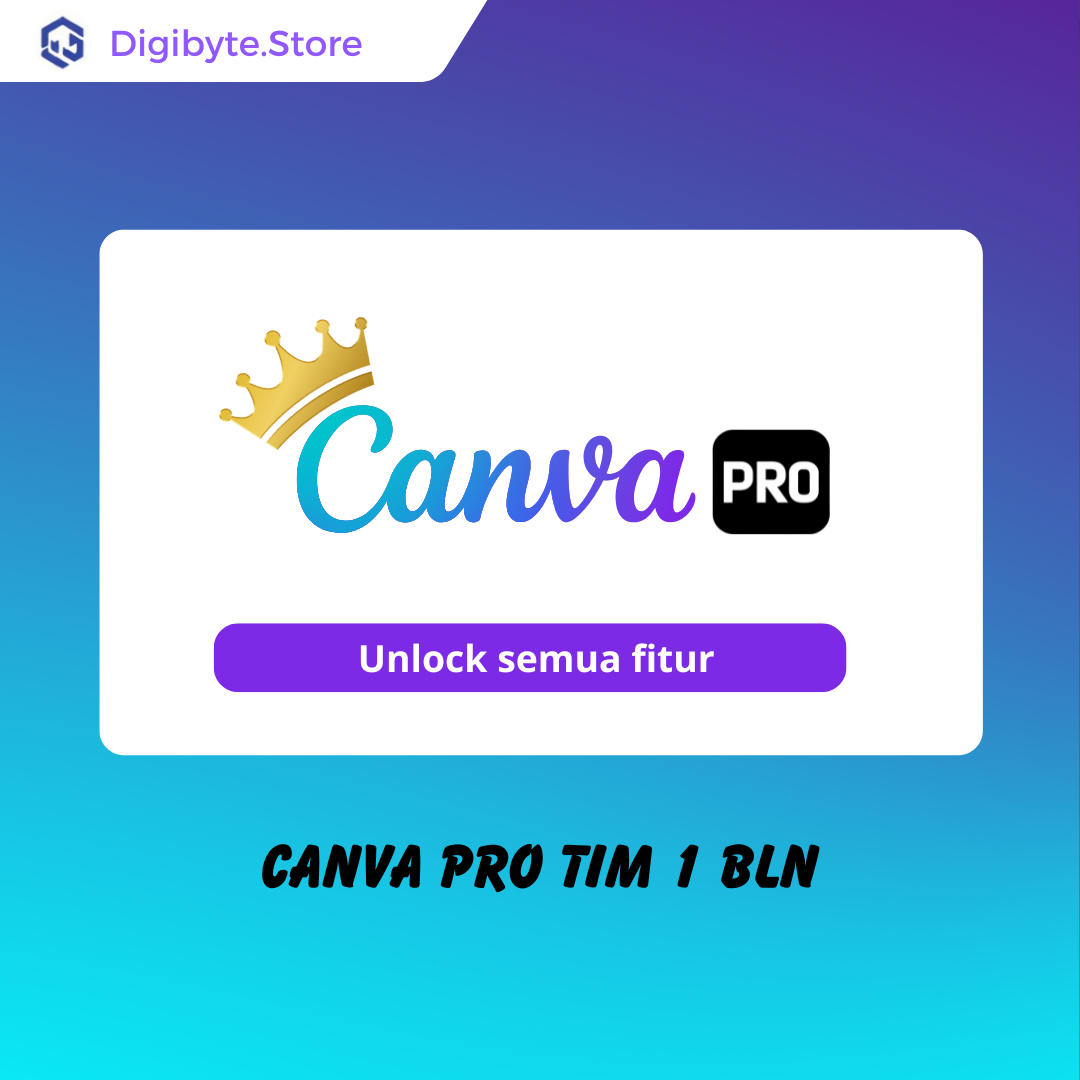 ⁠Canva Pro Tim 1 Bulan