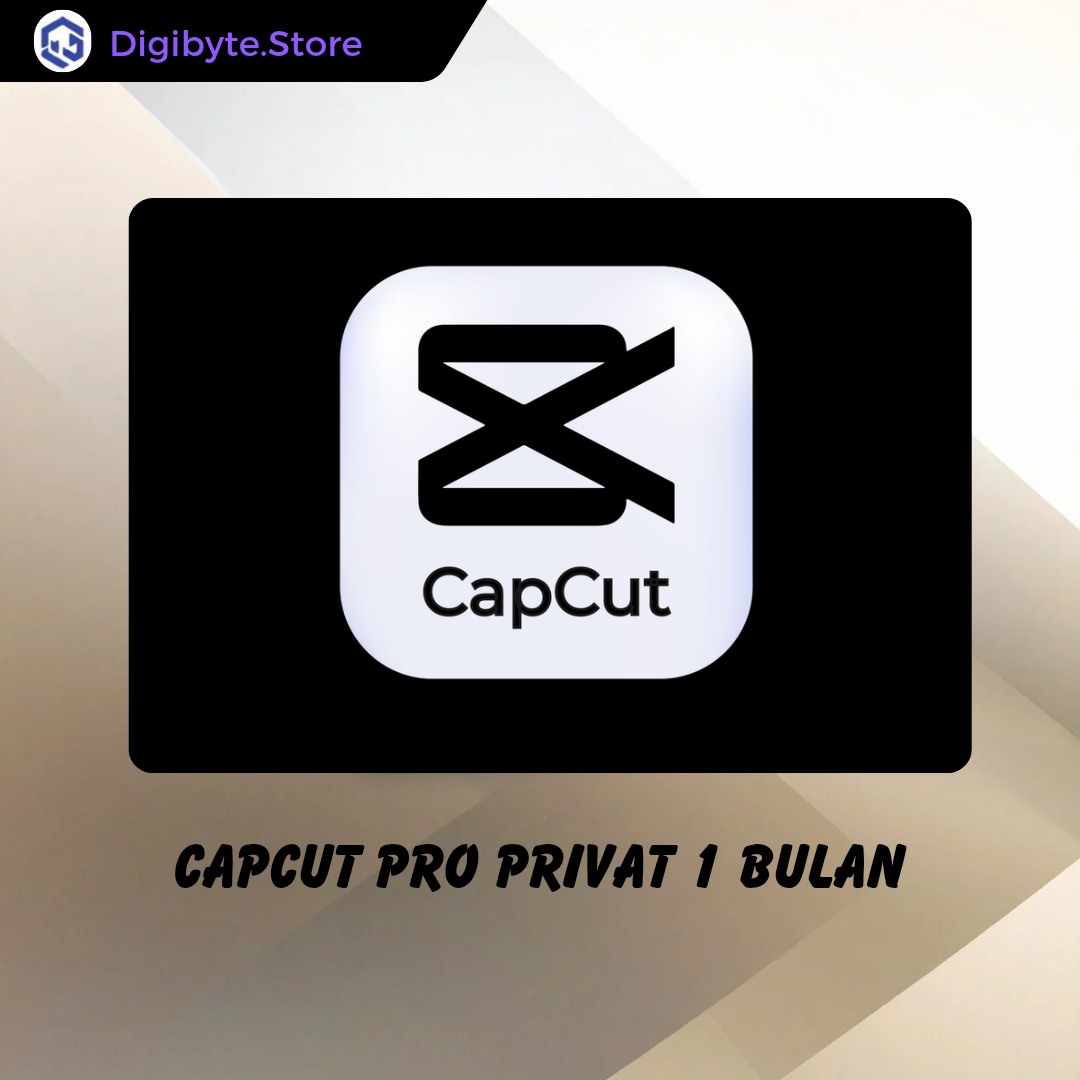 ⁠Capcut Pro Private 1 Bulan